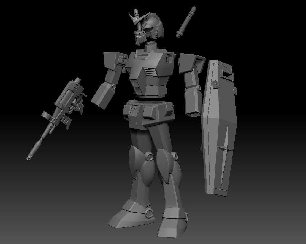 Gundam 3D print model_8