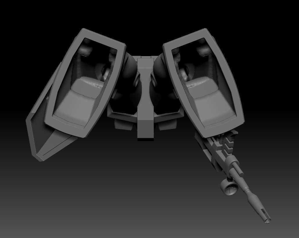 Gundam 3D print model_7