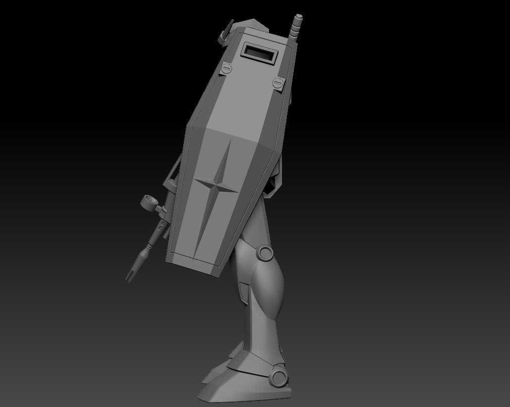 Gundam 3D print model_4