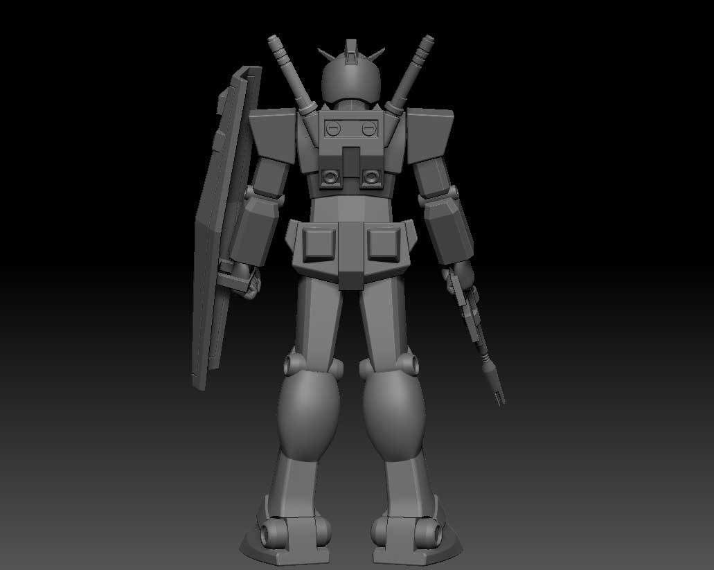 Gundam 3D print model_5