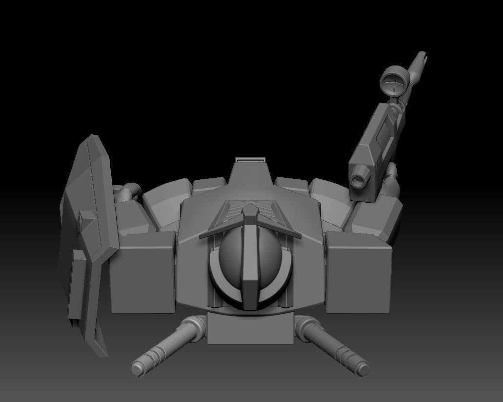 Gundam 3D print model_6