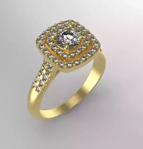 Halo ring for print STL