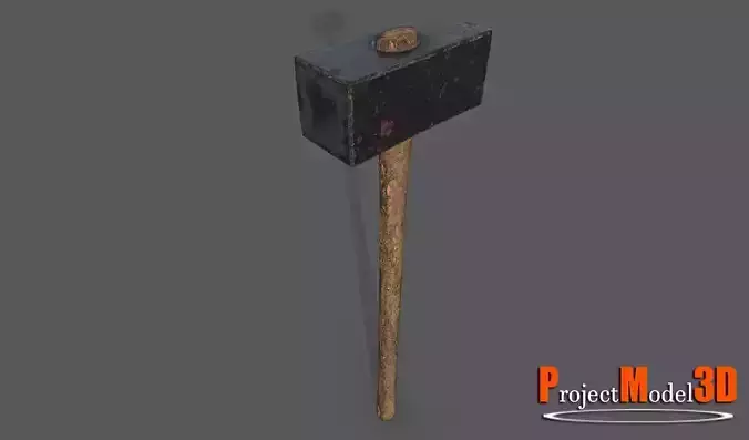 BigHammer-Version001 hammer on stick