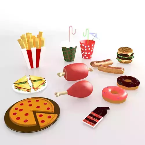 Cartoon Food Pack Collection