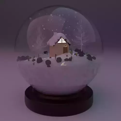 Fancy Glass Globe for Winters 3D model