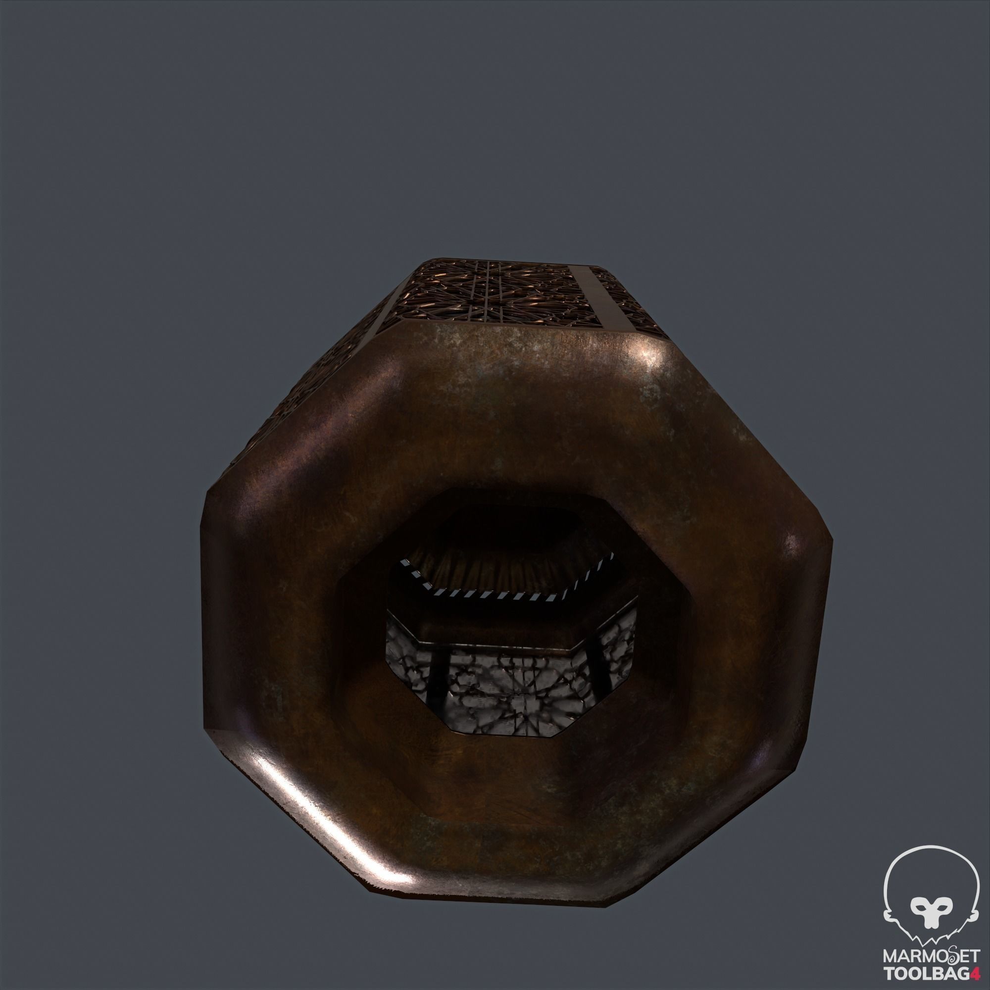 Moroccan Lamp 3D model_3