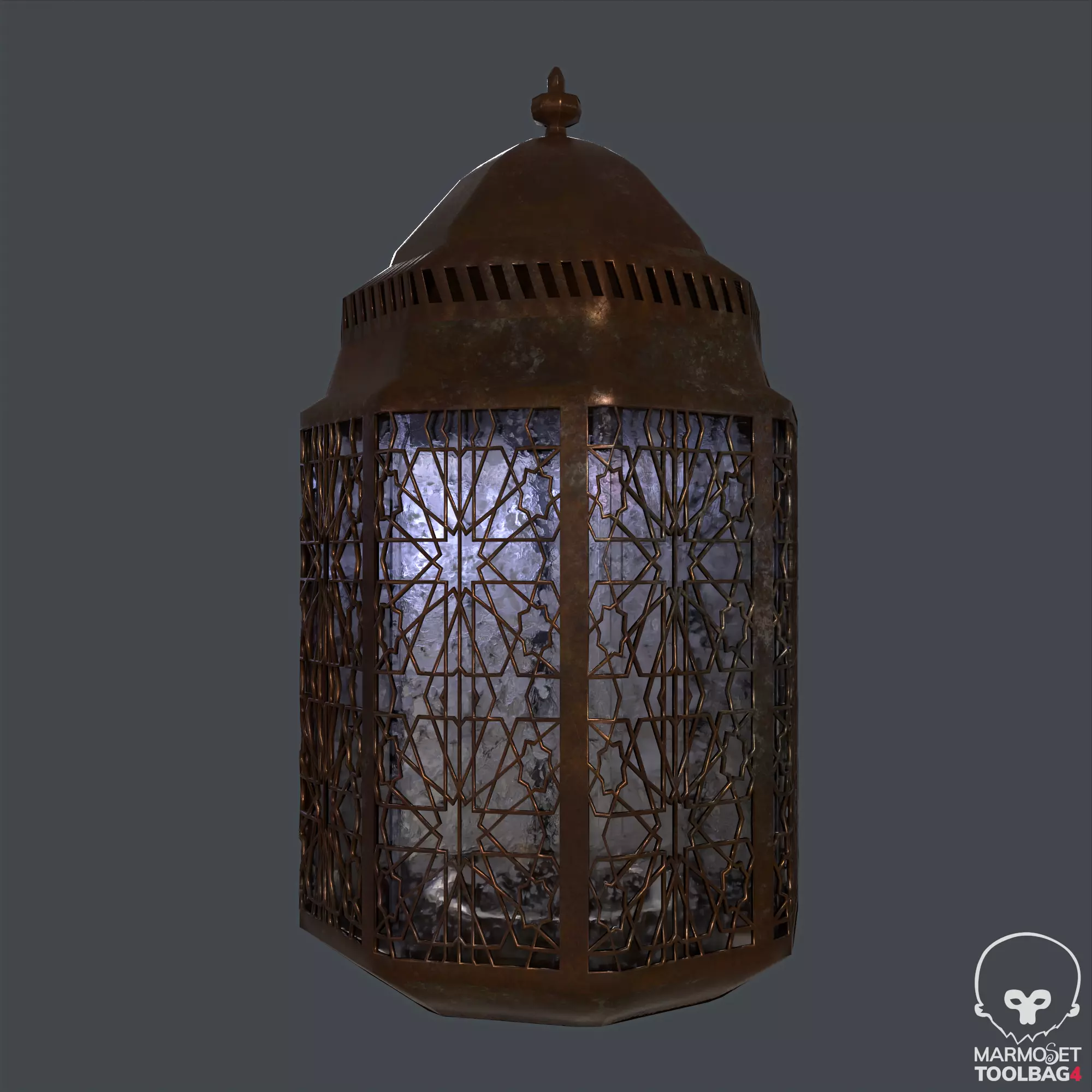Moroccan Lamp 3D model_0