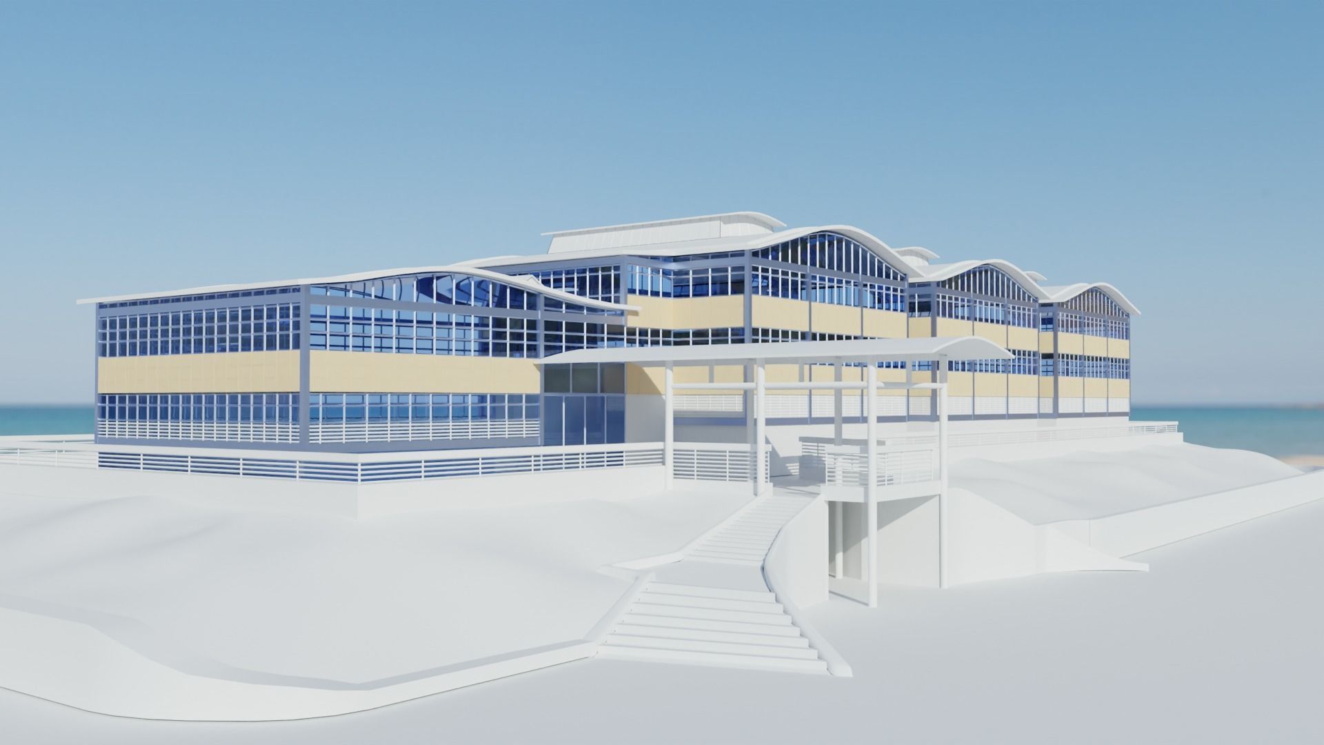 Youtube Headquarters California 3D model_4