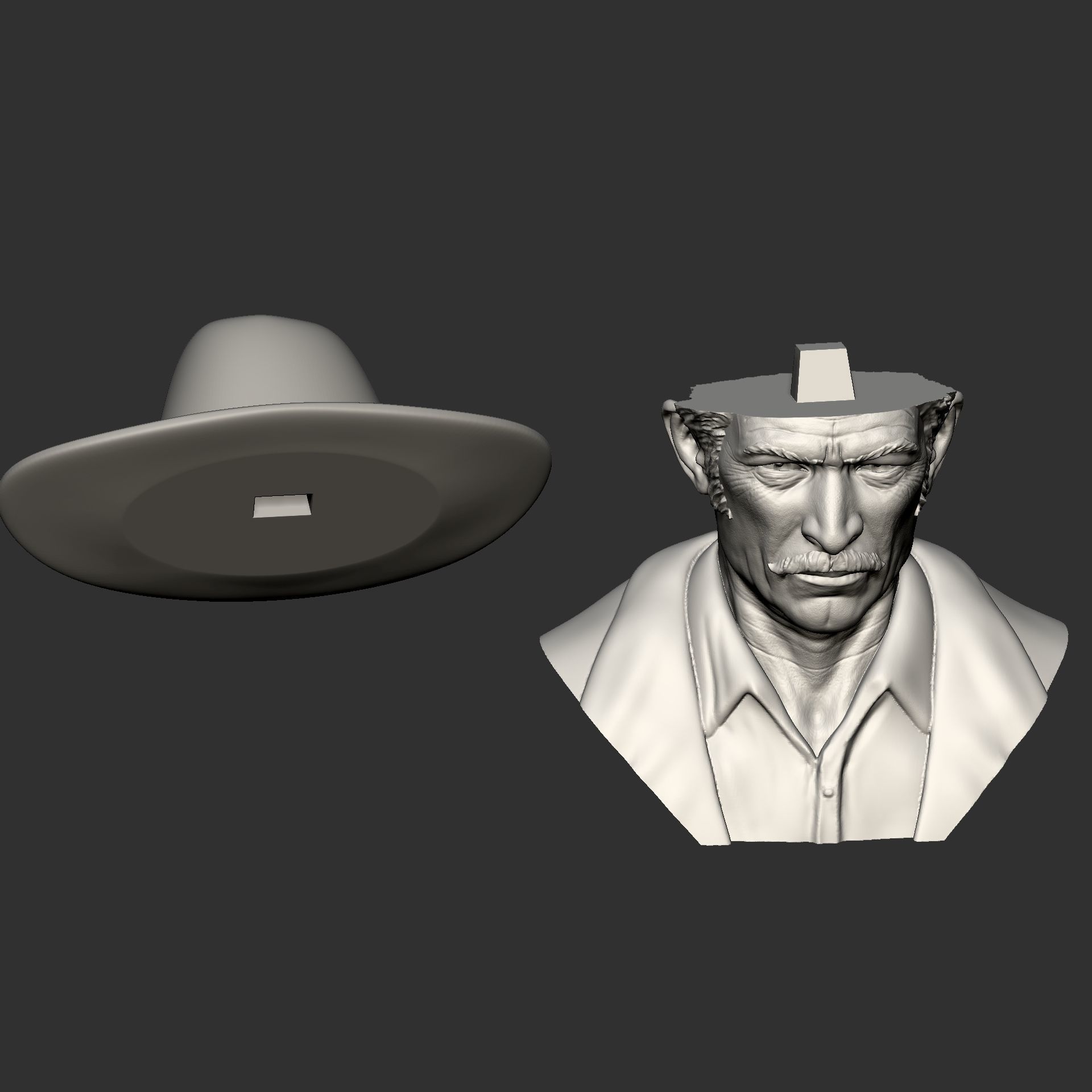 Lee Van Cleef The Bad 3D print model_6