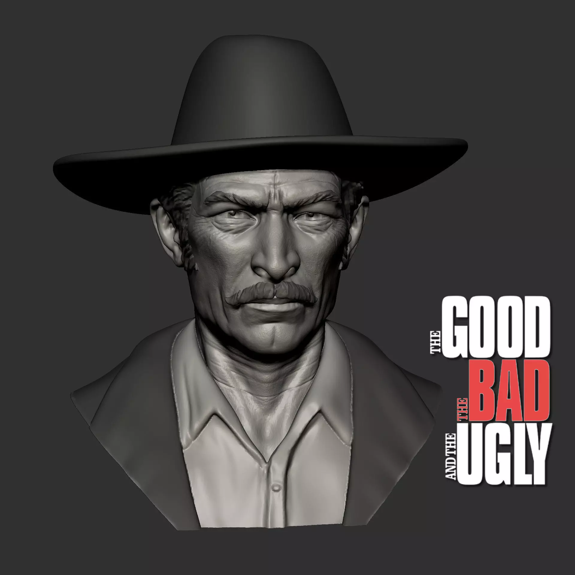 Lee Van Cleef The Bad 3D print model_0