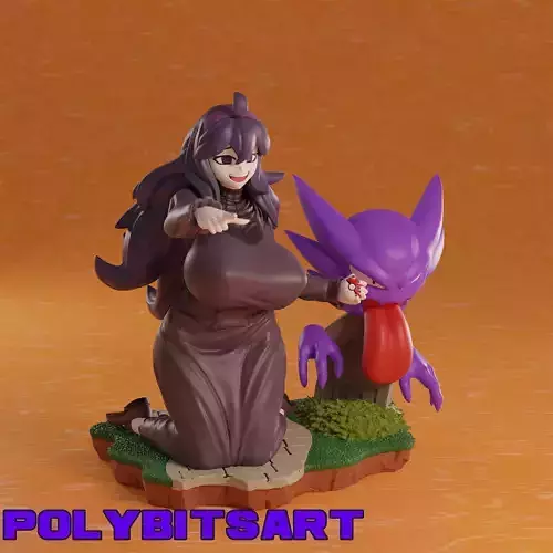 Hex Maniac Diorama 3D print model