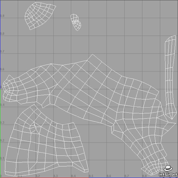 Lion Male Low-poly 3D model_7