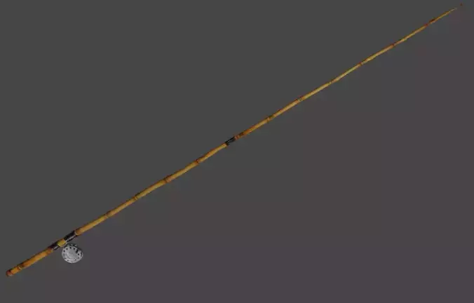 Bamboo fishing rod USSR