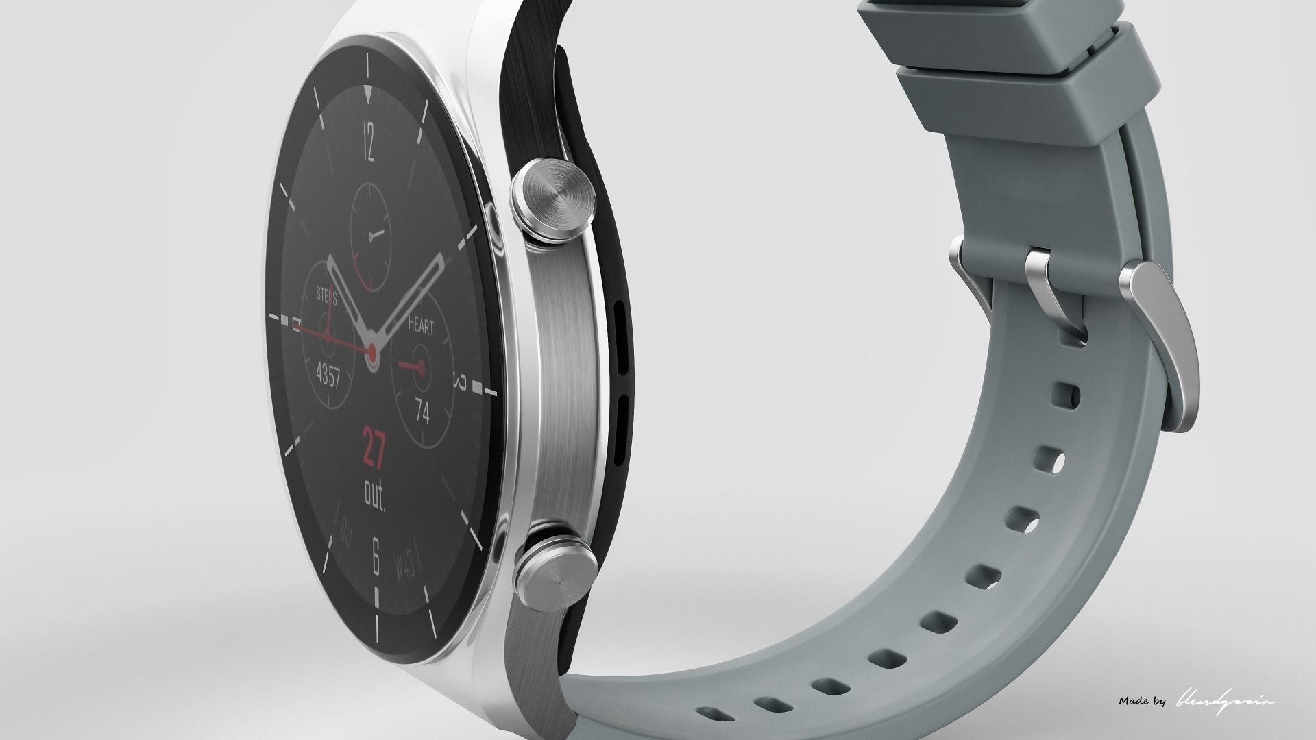 XIAOMI WATCH S1 2021 3D model_4