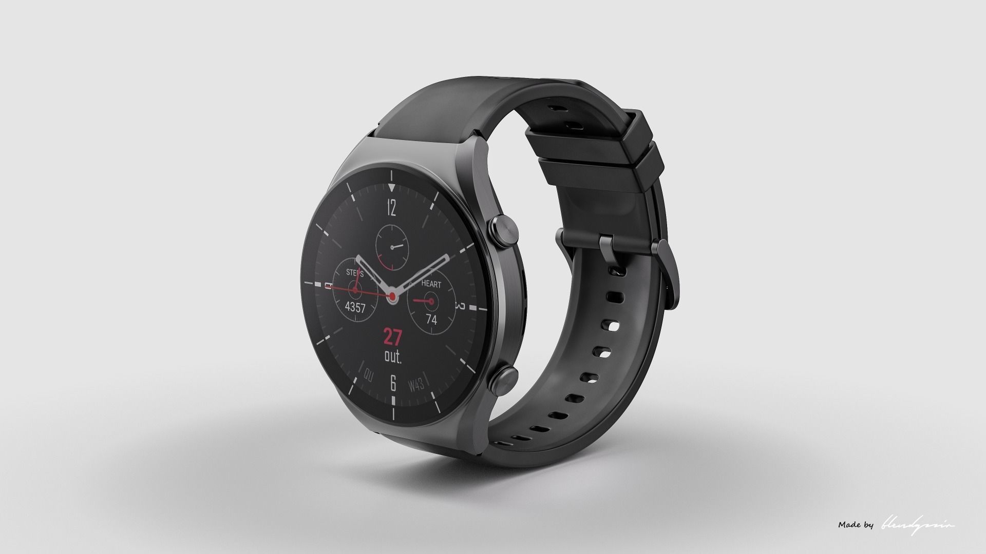 XIAOMI WATCH S1 2021 3D model_1
