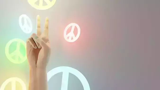 Women Hand - Peace Sign