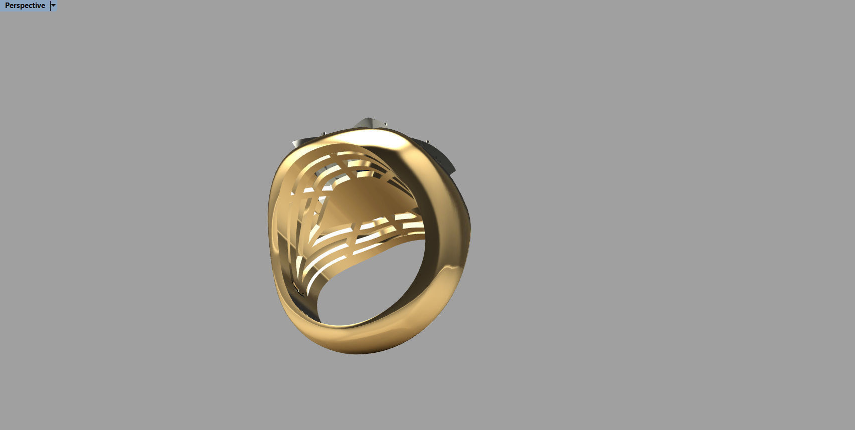 RING WITH DAVID STAR 3D print model_15