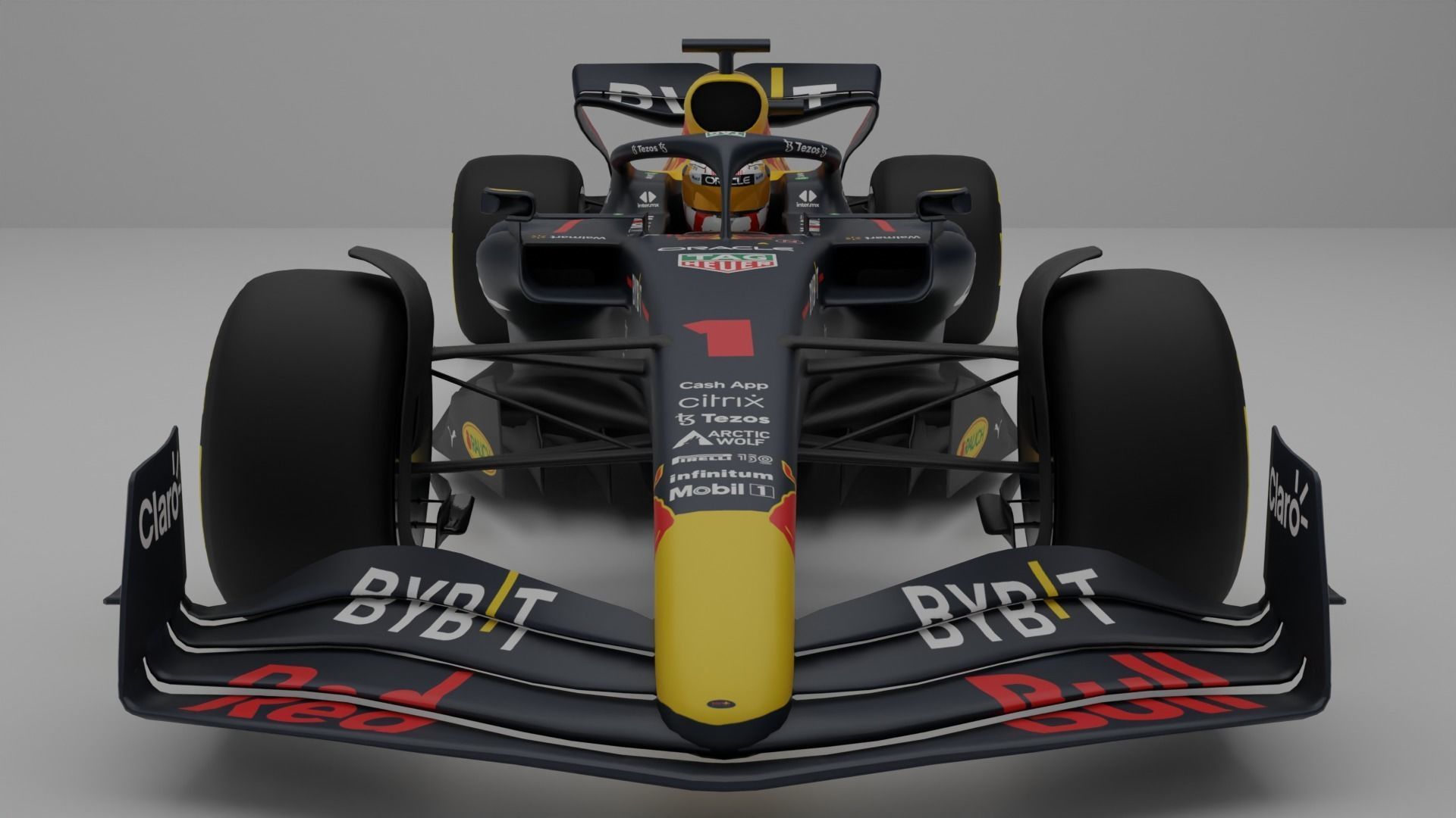Red Bull Racing F1 Car - RB18 2022 Formula One Season 3D model_1
