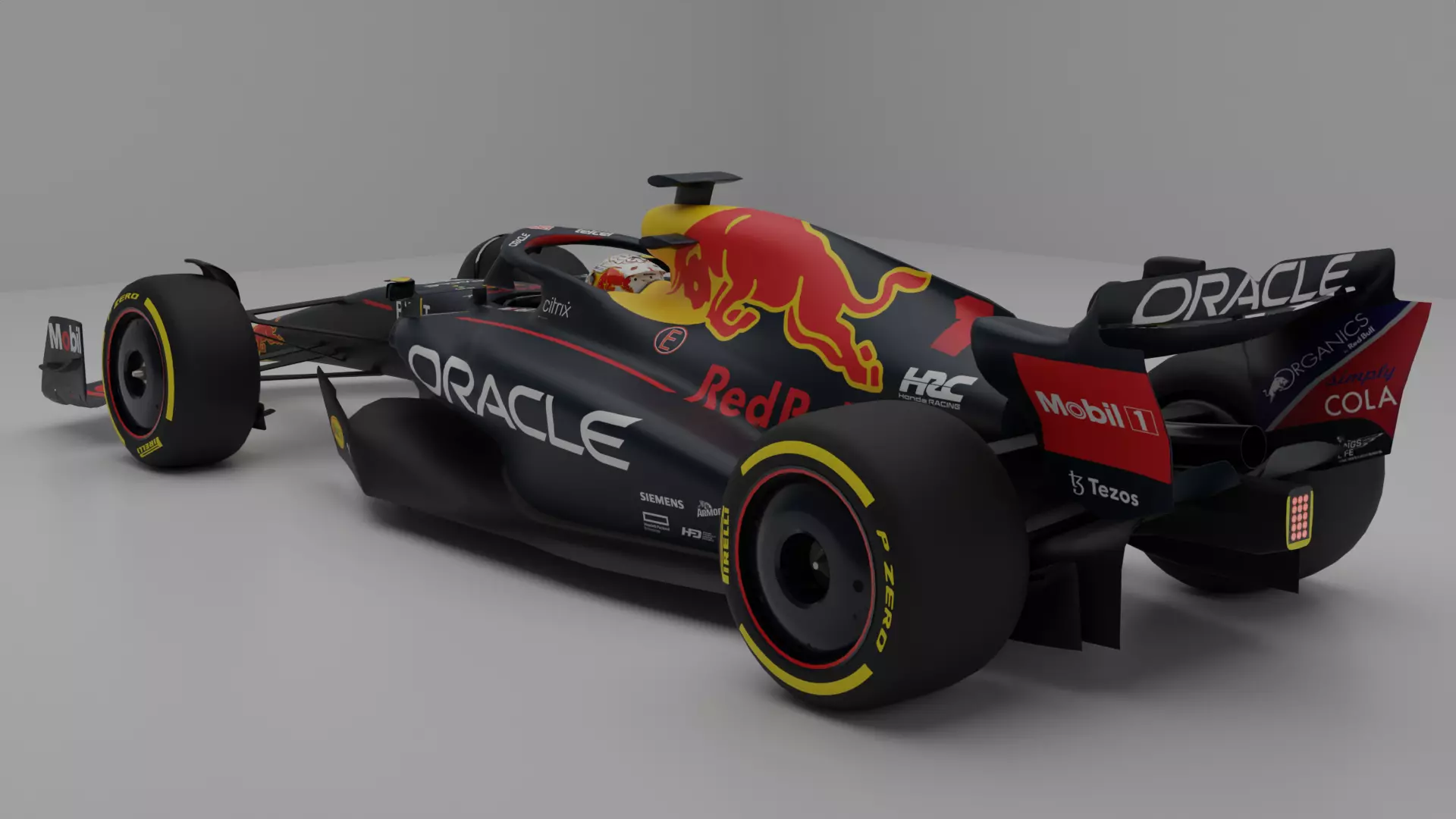 Red Bull Racing F1 Car - RB18 2022 Formula One Season 3D model_0