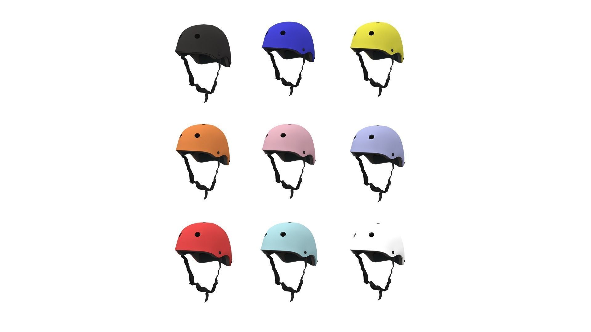 Bicycle Helmet 3D model 3D model_0