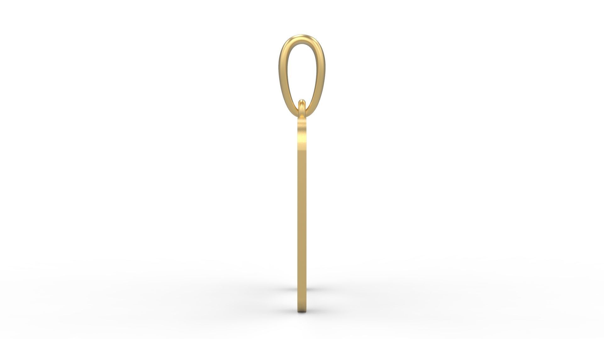 Initial Letters Pendant Ecliptic A 3D print model_2