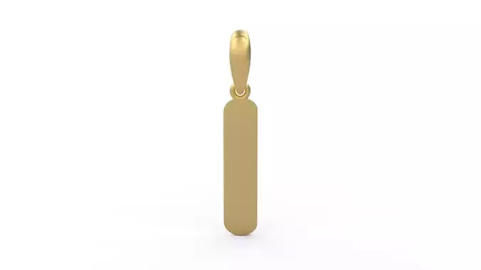 Initial Letters Pendant Ecliptic I