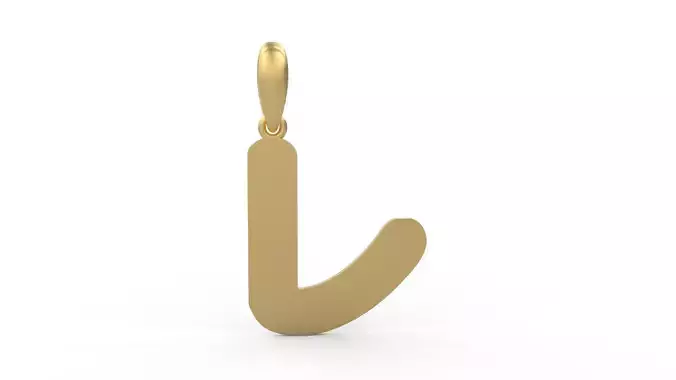 Initial Letters Pendant Ecliptic J