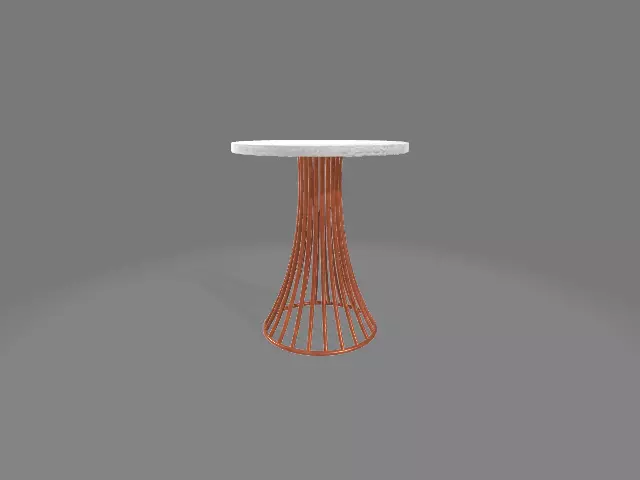 Small Round Table 3D model_0