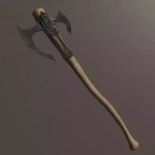 Vicking Axe Free 3D model
