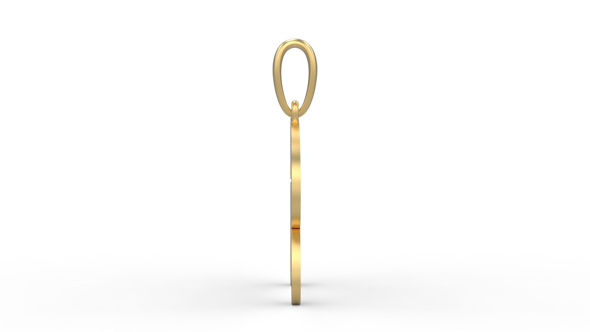 Initial Letters Pendant Ecliptic R 3D print model_2