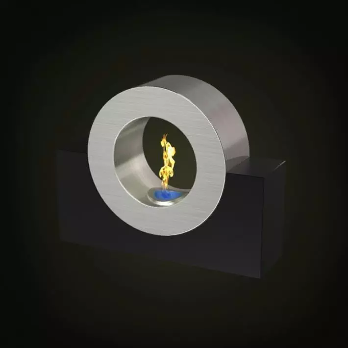 Modern Fire Breathing Decoration 3D model_0