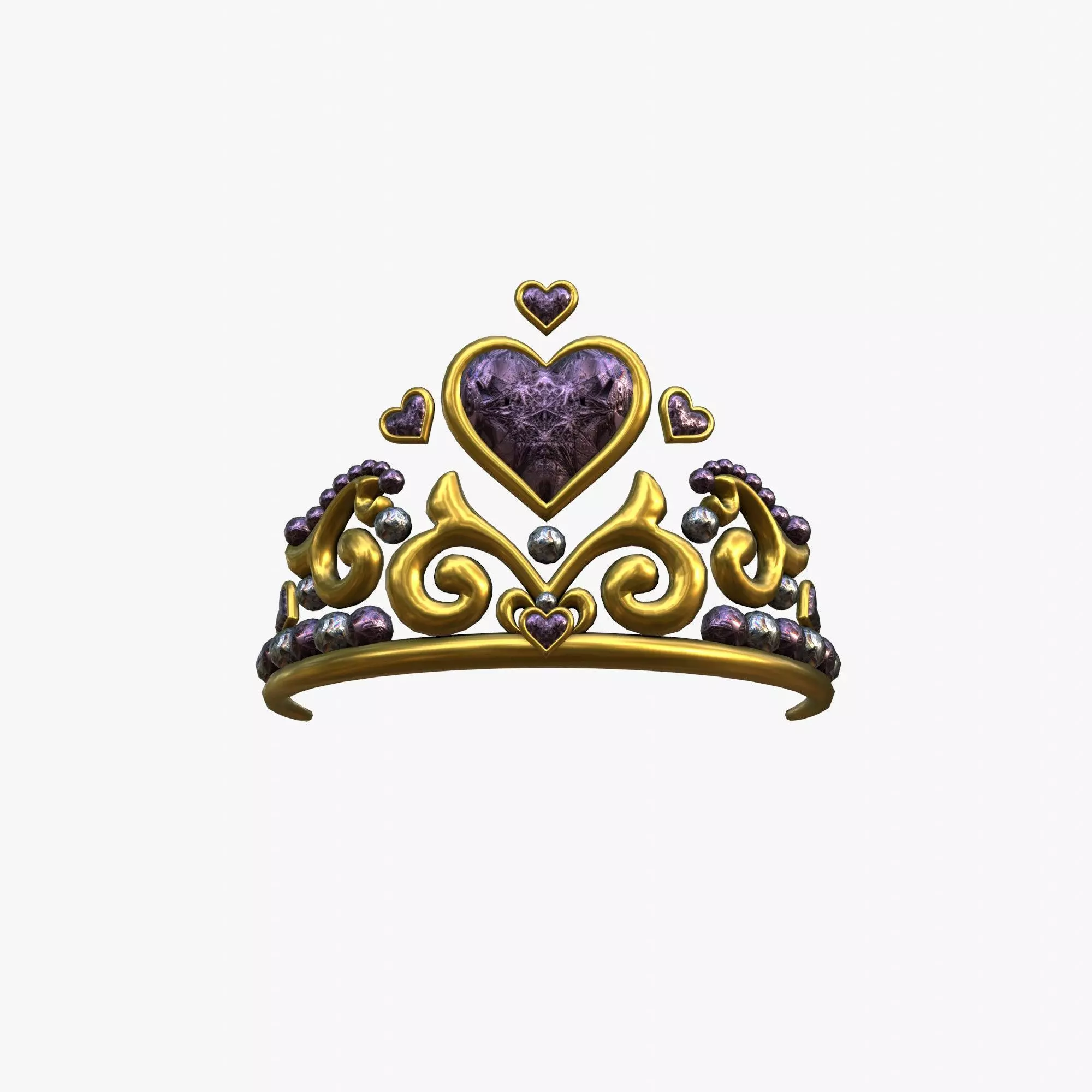 Crown - Corona - Diadema - Diadem Low-poly 3D model