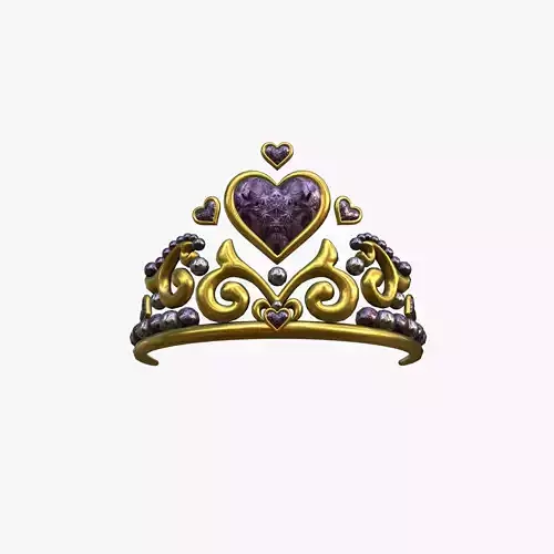 Crown - Corona - Diadema - Diadem Low-poly 3D model