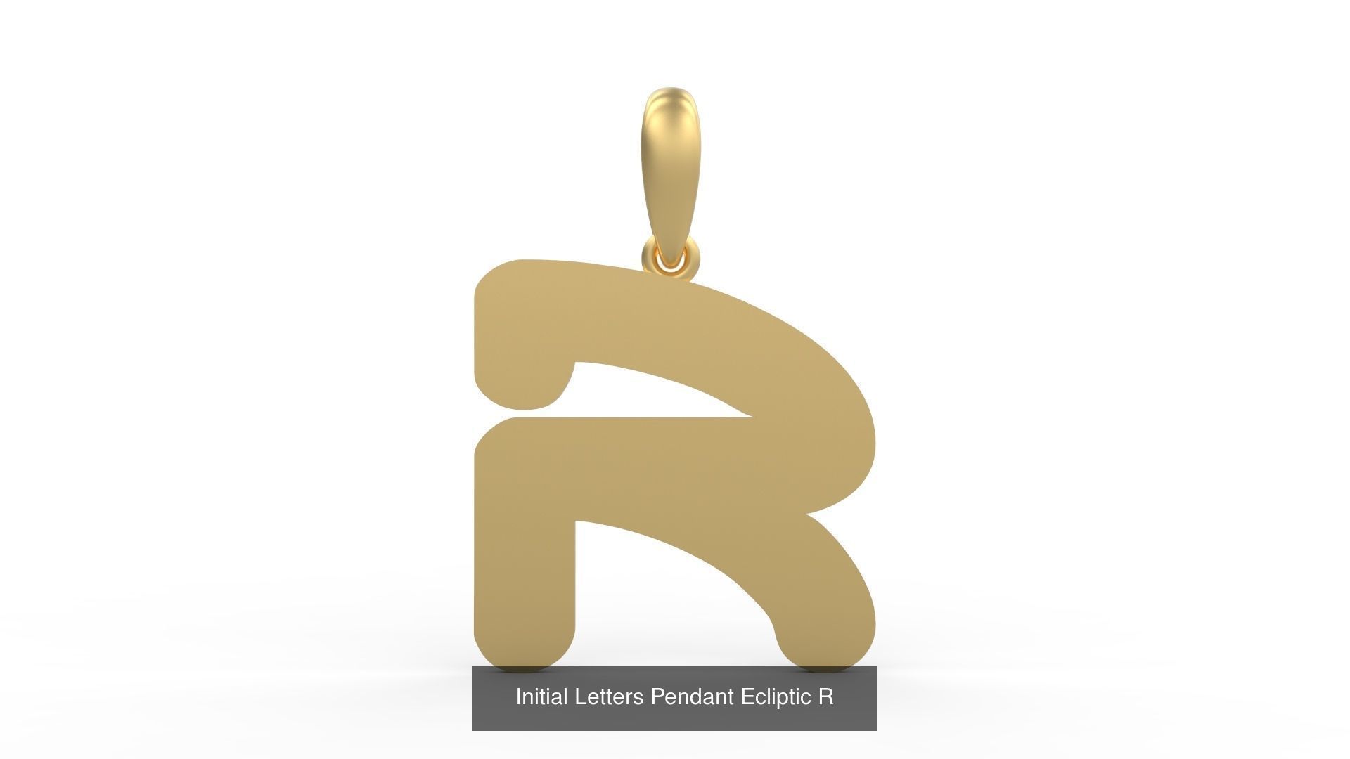 Initial Letters Pendant Alphabets Ecliptic 3D Model Collection_20