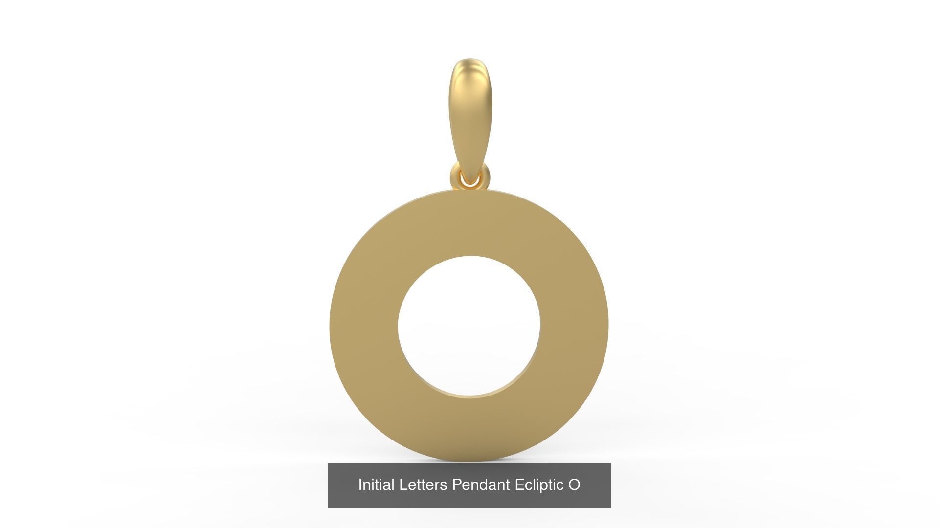 Initial Letters Pendant Alphabets Ecliptic 3D Model Collection_17