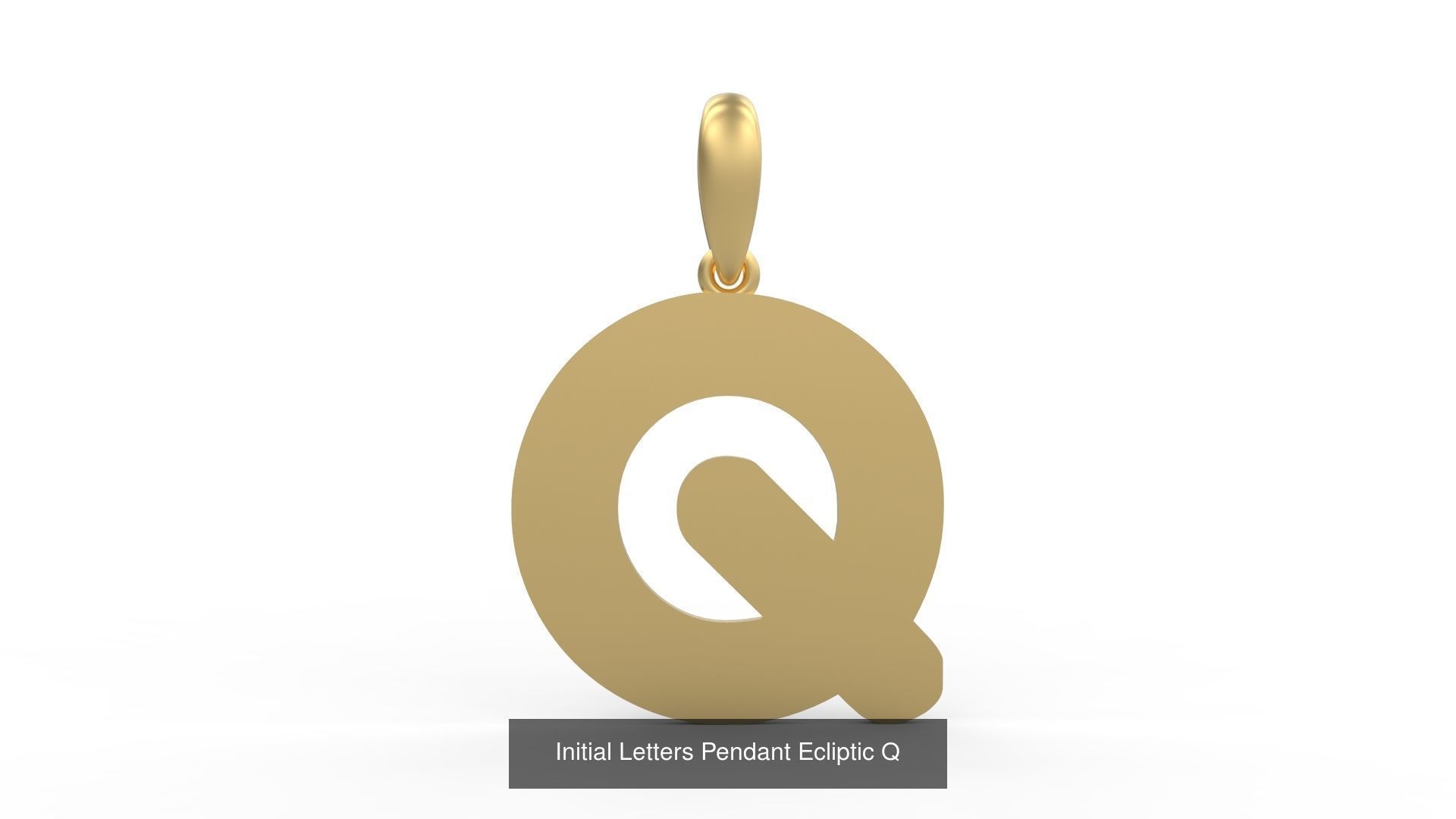 Initial Letters Pendant Alphabets Ecliptic 3D Model Collection_19