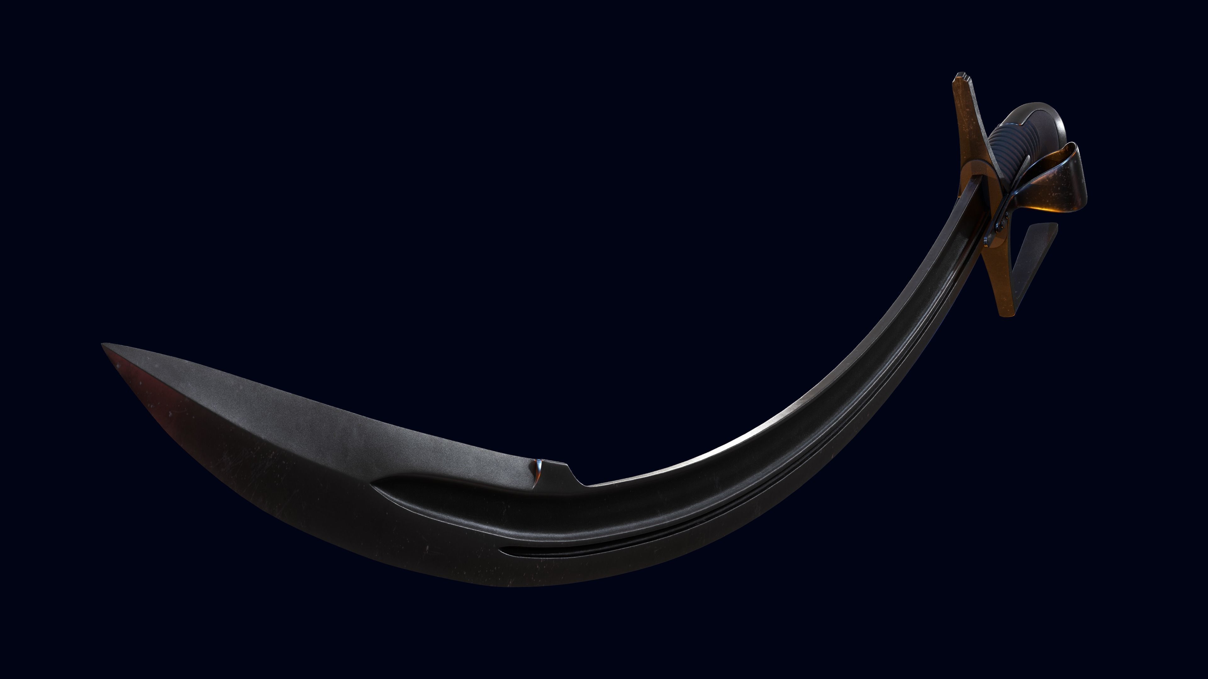 Black saber 3D model_9