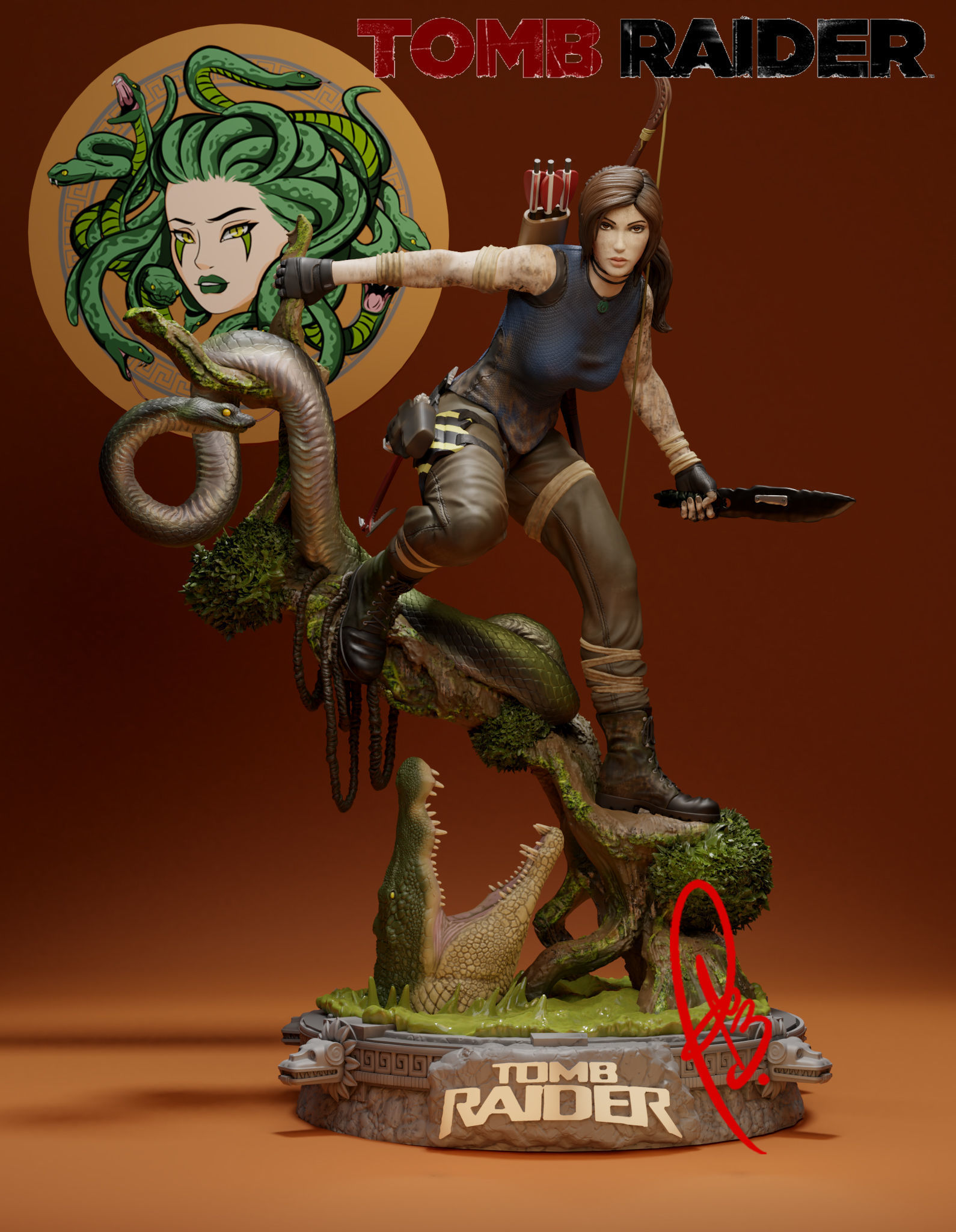 LARA CROFT BY CREATIVE GEEK MB 3D print model_10