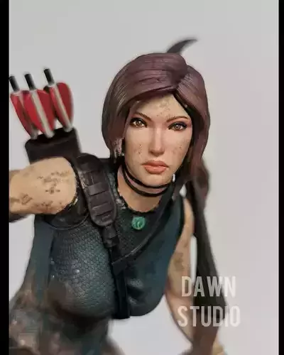 LARA CROFT BY CREATIVE GEEK MB 3D print model