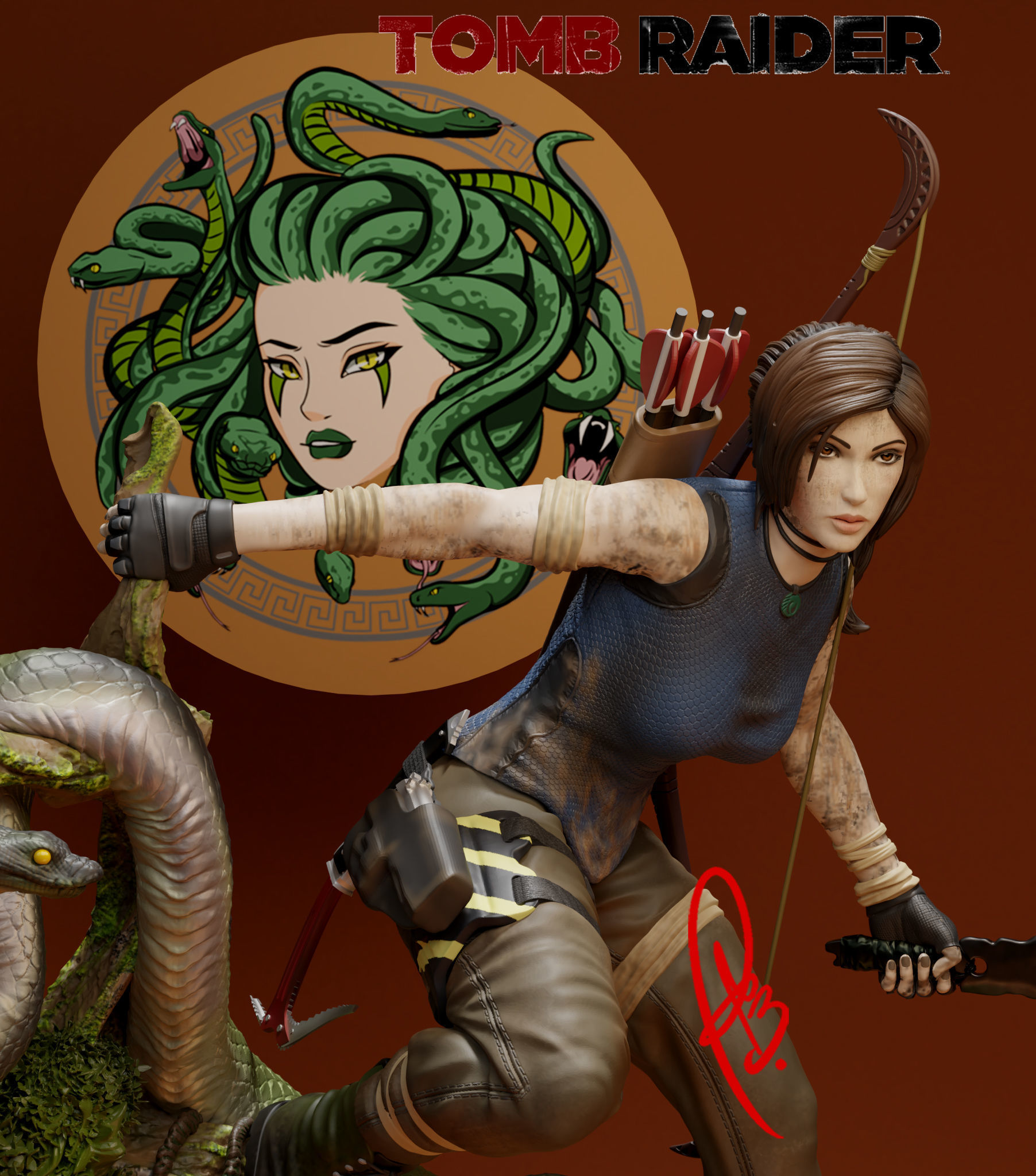 LARA CROFT BY CREATIVE GEEK MB 3D print model_17