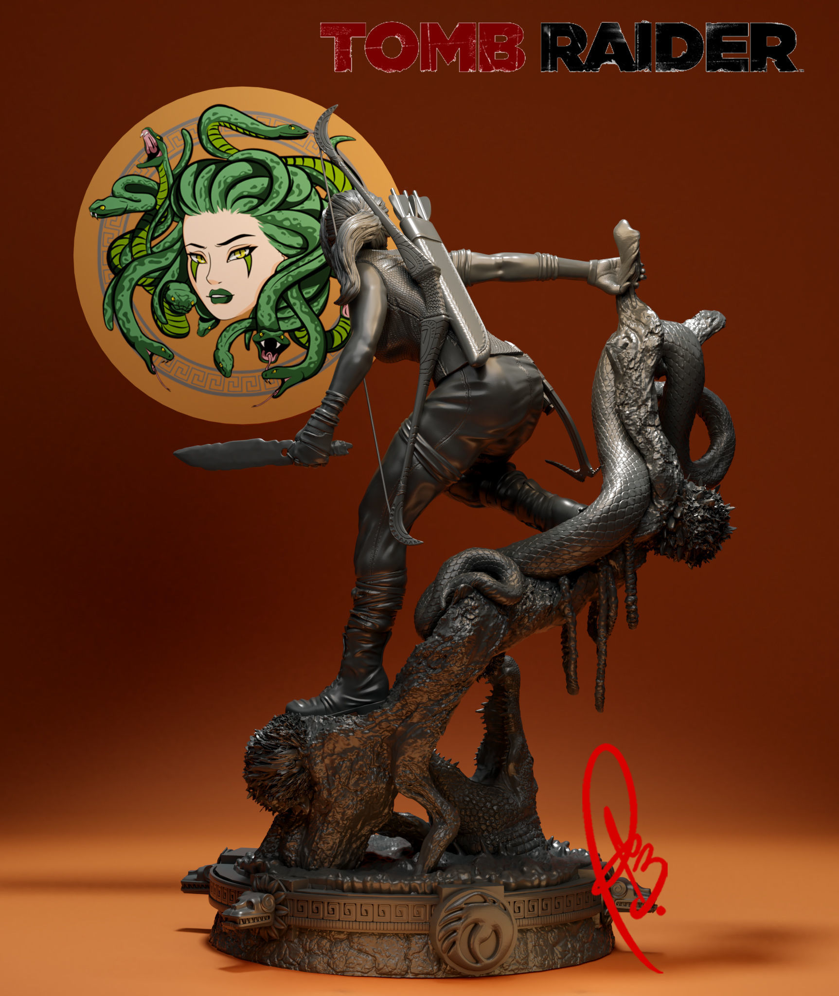 LARA CROFT BY CREATIVE GEEK MB 3D print model_3