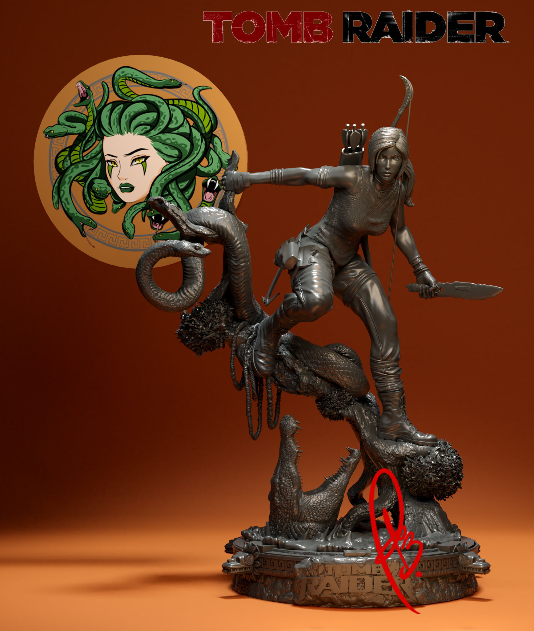 LARA CROFT BY CREATIVE GEEK MB 3D print model_2