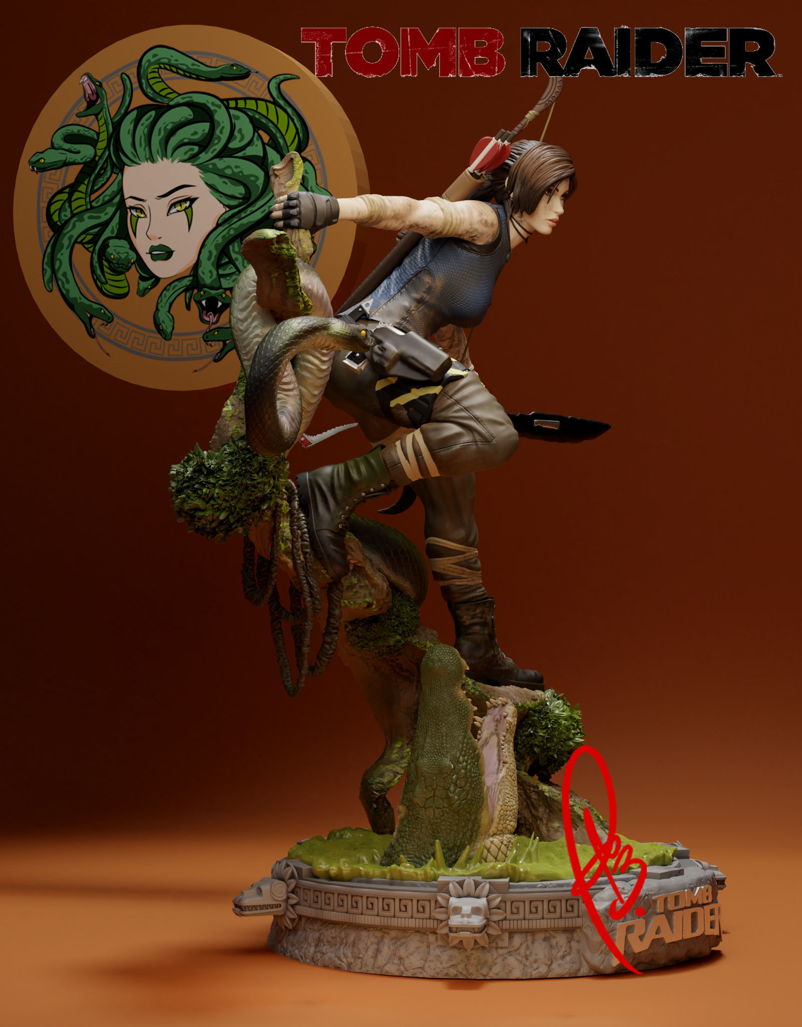 LARA CROFT BY CREATIVE GEEK MB 3D print model_14