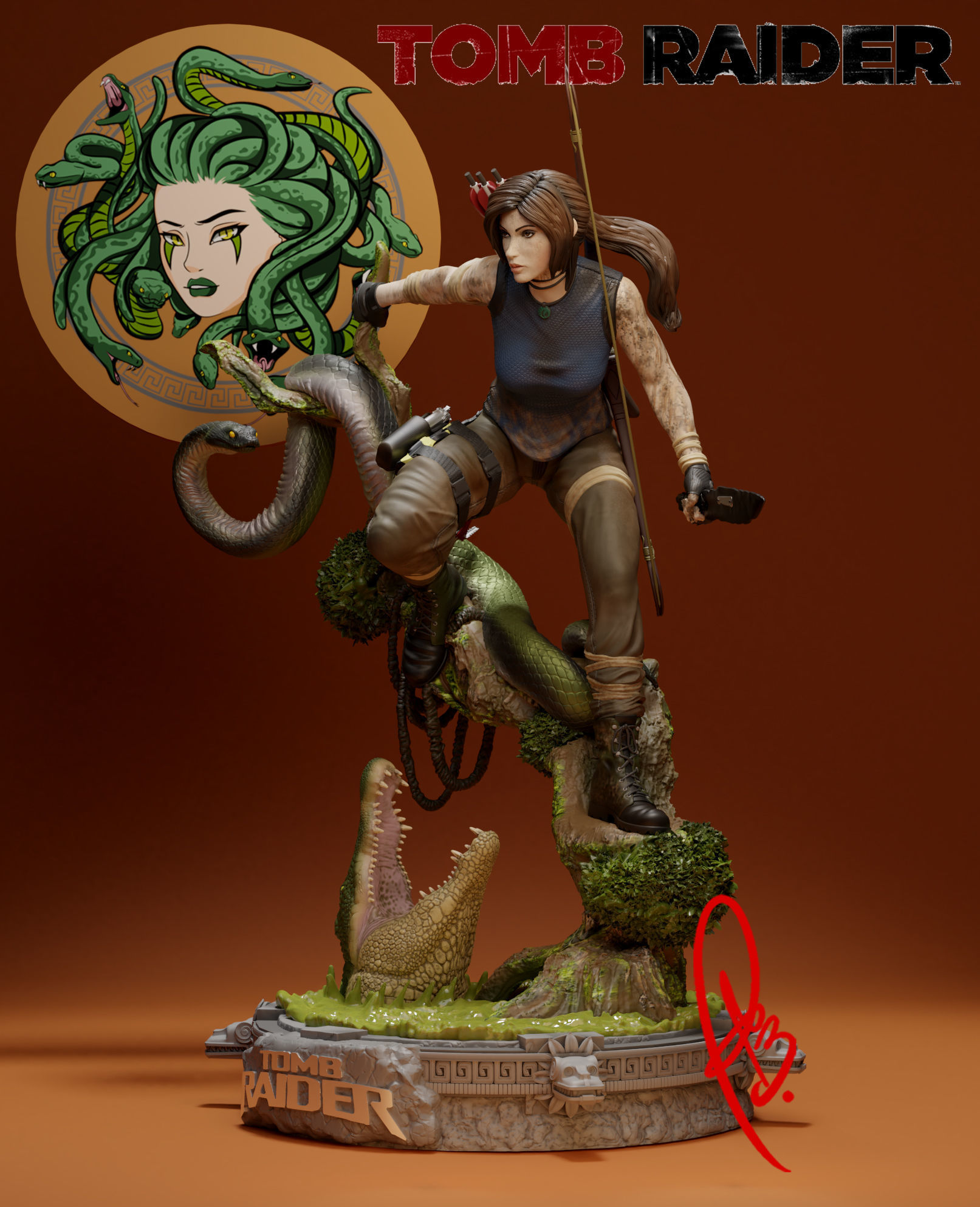 LARA CROFT BY CREATIVE GEEK MB 3D print model_16