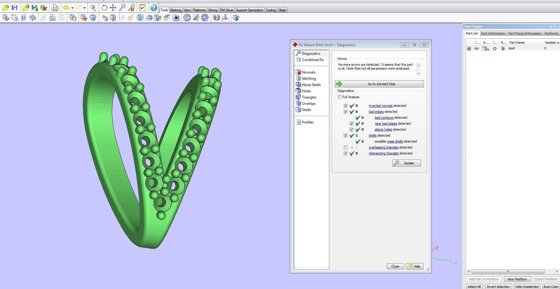 Pendant heart with diamonds 3D print model_13