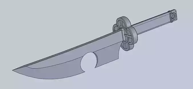 Uzui Tengen Sword - mountable  3D print model