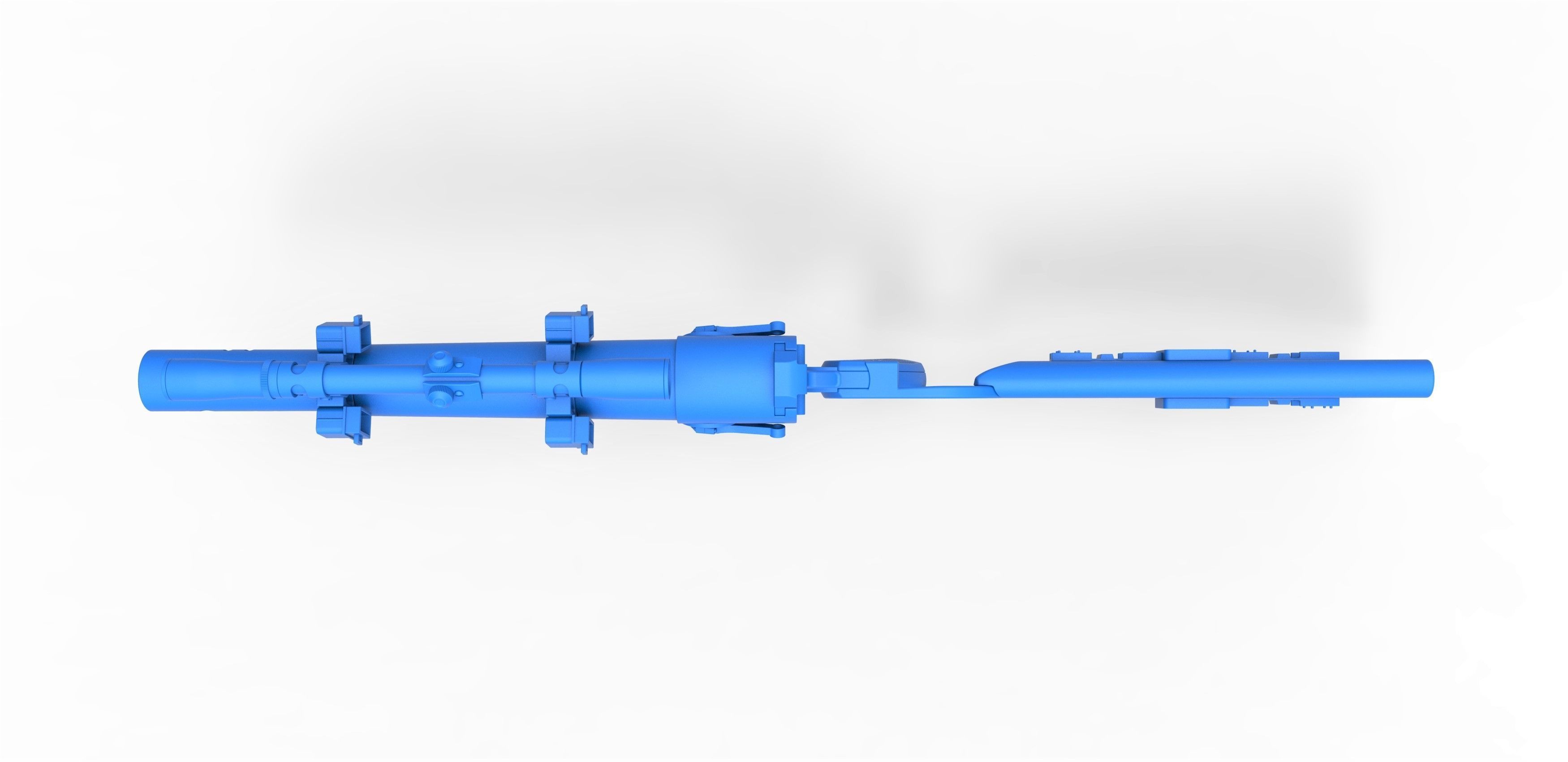 Boba Fett blaster carbine from Star Wars The Empire Strikes Back 3D model_22