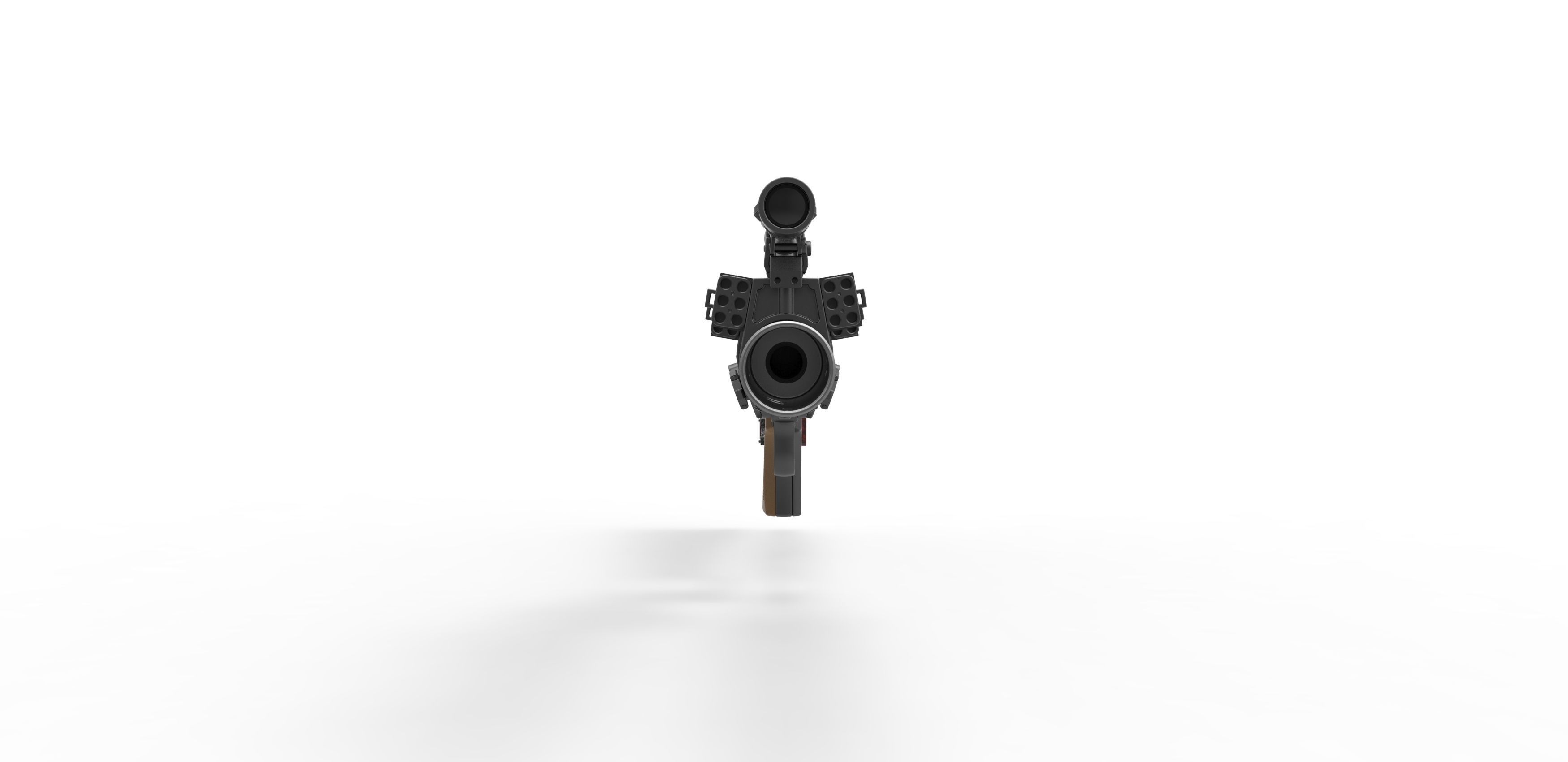 Boba Fett blaster carbine from Star Wars The Empire Strikes Back 3D model_5