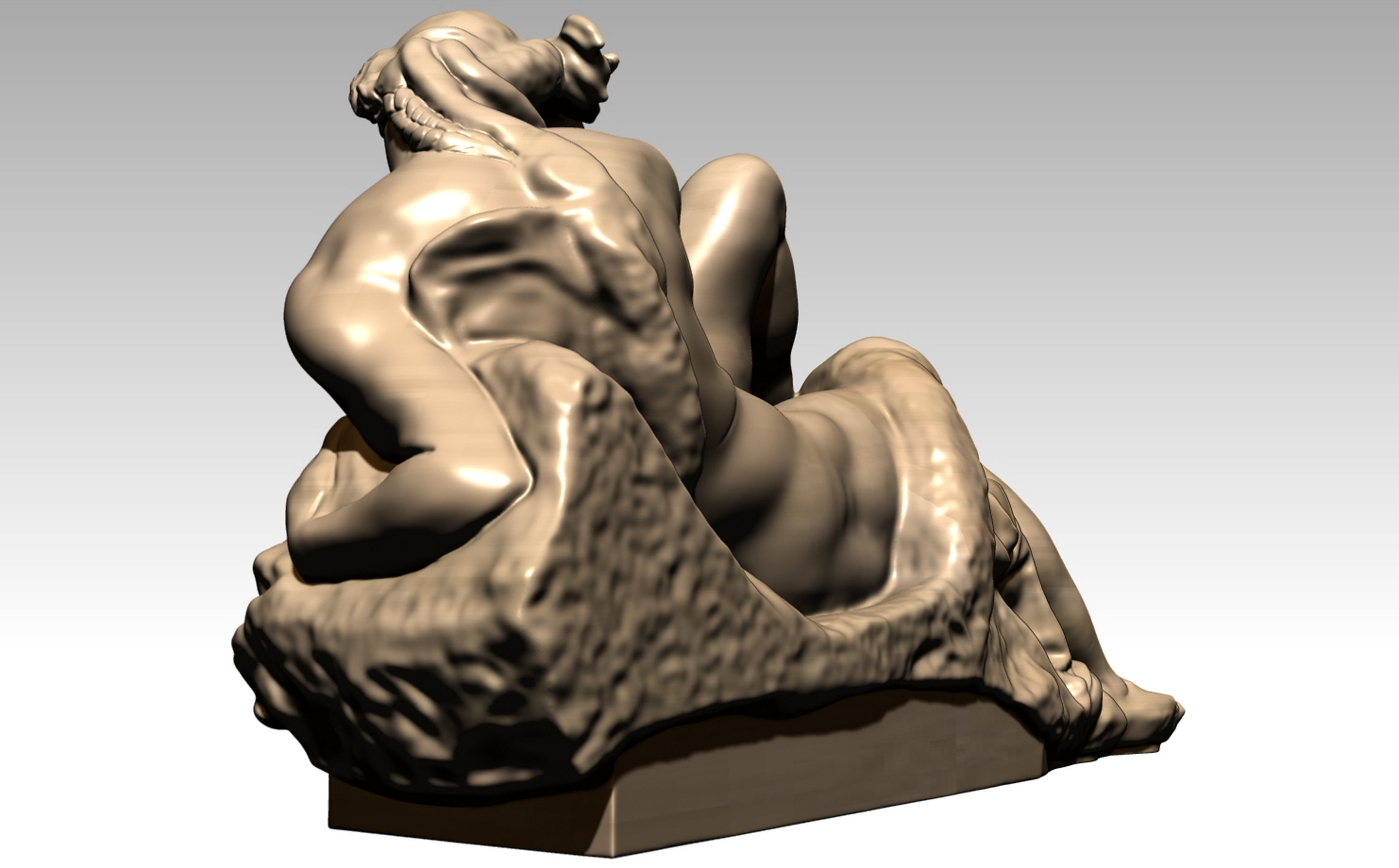 michelangelo night 3D print model_9