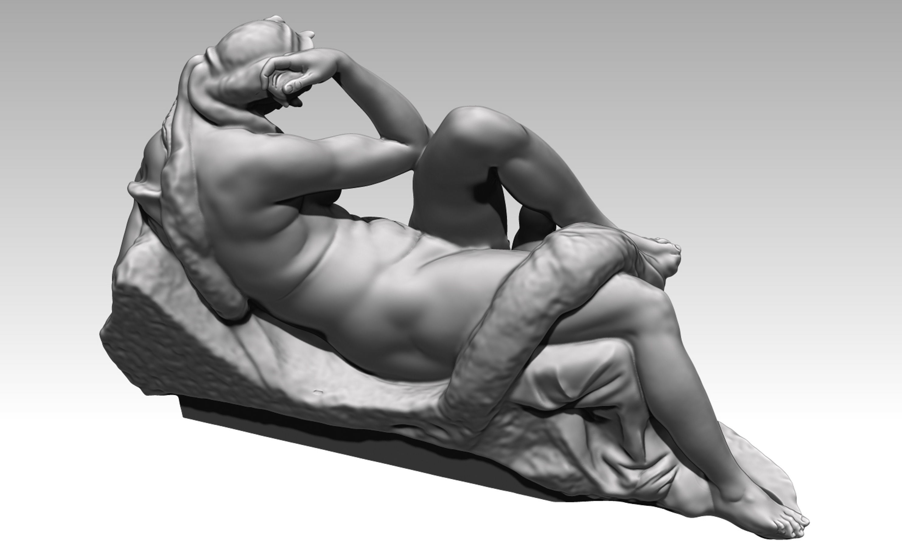 michelangelo night 3D print model_6